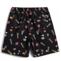 Men's Black Polka Dot Short Print Tropical Drinks Brazil