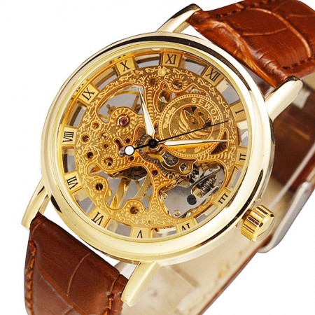 Watch Automatic Mechanical Classic Male Skeletal Cheap.