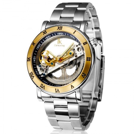 Watch Luxury Men's Automatic Stainless Steel Elegant Manual