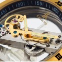 Relógio de Luxo Masculino Automático Manual Elegante Aço Inoxidável