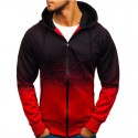 Men's Sweatshirt Degrade Ziper Jacket SWAG Style