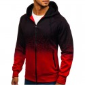 Men's Sweatshirt Degrade Ziper Jacket SWAG Style