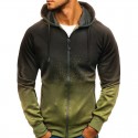 Men's Sweatshirt Degrade Ziper Jacket SWAG Style