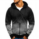 Men's Sweatshirt Degrade Ziper Jacket SWAG Style