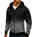 Men's Sweatshirt Degrade Ziper Jacket SWAG Style