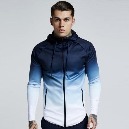 Moletom Esporte Masculino Estampa Degrade Moda Inverno Ciclismo