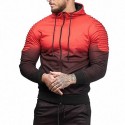 Men's Printed Long Sleeve Comfortably Relief Bodybuilding