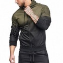 Men's Printed Long Sleeve Comfortably Relief Bodybuilding