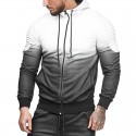 Men's Printed Long Sleeve Comfortably Relief Bodybuilding