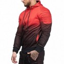 Men's Printed Long Sleeve Comfortably Relief Bodybuilding