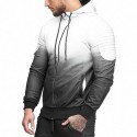 Men's Printed Long Sleeve Comfortably Relief Bodybuilding