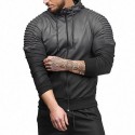 Men's Printed Long Sleeve Comfortably Relief Bodybuilding