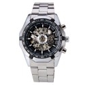 Watch Men's Casual Skeleton Chrome Big Box