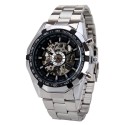 Watch Men's Casual Skeleton Chrome Big Box