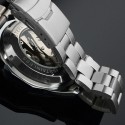 Watch Men's Casual Skeleton Chrome Big Box