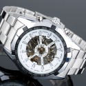 Watch Men's Casual Skeleton Chrome Big Box