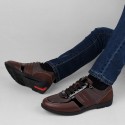 Sapato social Masculino Modelo Casual Elegante Moderno em Couro