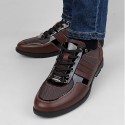 Sapato social Masculino Modelo Casual Elegante Moderno em Couro