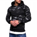 Men's Sweatshirt Fashion Winter Military Camouflage Print