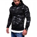 Men's Sweatshirt Fashion Winter Military Camouflage Print