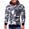 Men's Sweatshirt Fashion Winter Military Camouflage Print