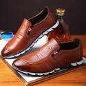 Men's Marerial Men's Casual Shoe Elegant Shiny Casual Leather