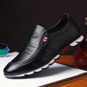 Men's Marerial Men's Casual Shoe Elegant Shiny Casual Leather