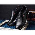 Men's Marerial Men's Casual Shoe Elegant Shiny Casual Leather