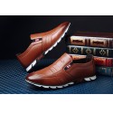 Men's Marerial Men's Casual Shoe Elegant Shiny Casual Leather