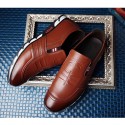 Men's Marerial Men's Casual Shoe Elegant Shiny Casual Leather