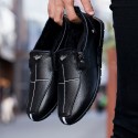 Sapato Masculino Estilo Moderno Elegante Casual Couro Senhores Luxo