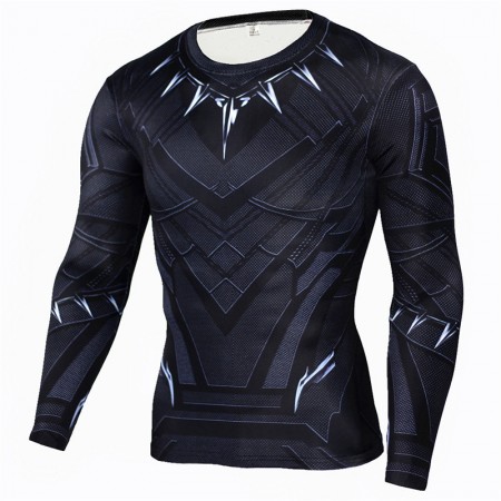 Super Hero Men's Print Shirt Long Sleeve Characters