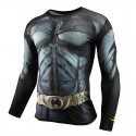 Super Hero Men's Print Shirt Long Sleeve Characters