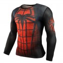 Super Hero Men's Print Shirt Long Sleeve Characters