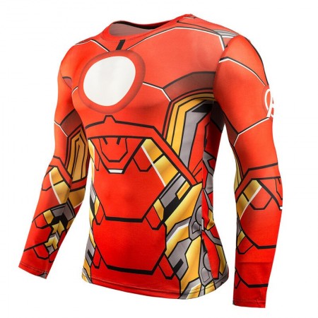 Super Hero Men's Print Shirt Long Sleeve Characters