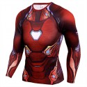 Super Hero Men's Print Shirt Long Sleeve Characters