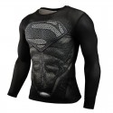 Super Hero Men's Print Shirt Long Sleeve Characters