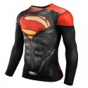 Super Hero Men's Print Shirt Long Sleeve Characters