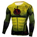 Super Hero Men's Print Shirt Long Sleeve Characters