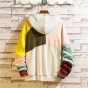 Colorful Geared Shredded Motifs Style Geometric Jackets