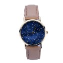 Relógio Feminino Galaxy Casual Simples Acessorio Azul Quartzo Barato