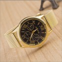 Watch Bracelet Female Gold Elegant Luxury Black Geneva