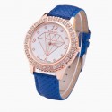 Fashion Watch Delicate Female Diamond Colored Purple Beautiful