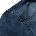 Jaqueta Jeans Masculino Estilo Moletom moda Inverno com Capuz