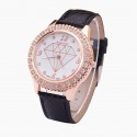 Fashion Watch Delicate Female Diamond Colored Purple Beautiful