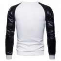 Men's Two-color Embossed Long Sleeve Men's T-Shirt