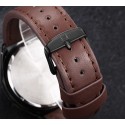 Watch Elegant Men Leather Genuine Naviforce Sophisticated