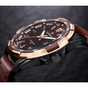 Watch Elegant Men Leather Genuine Naviforce Sophisticated