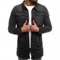 New Style Men's Jeans Jacket with Capus Long Sleeve