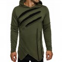 New Style Men's T-Shirt Ripped For Asymmetrical Party